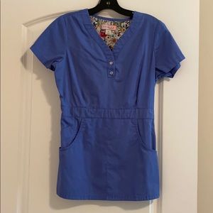 Koi Brand Size S Scrub Top